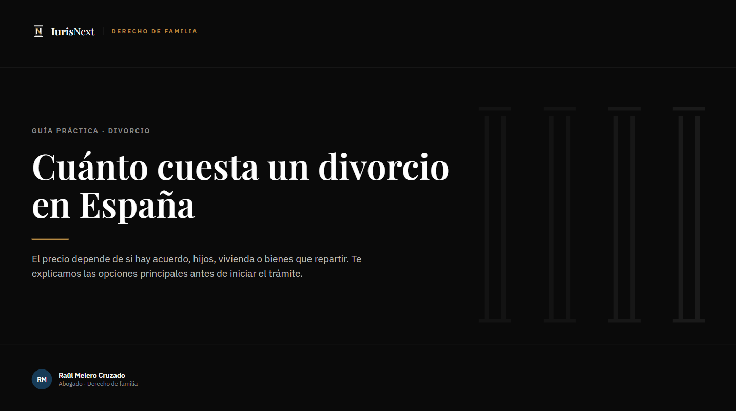 Cuánto cuesta un divorcio en España
